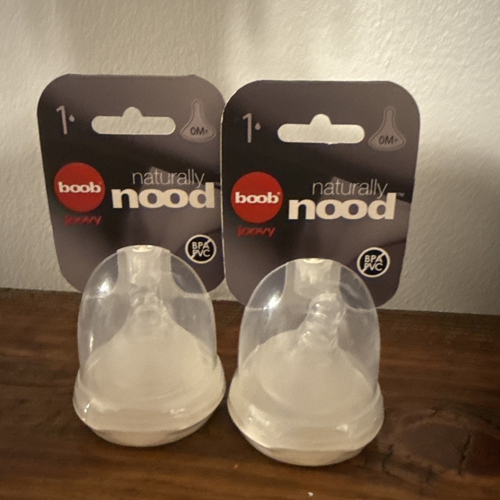 boob Joovy Stage 1 0M+ 2 Nipples Naturally Mood BPA/PVC Free- set ofβ 2